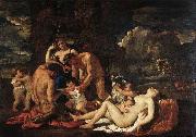 POUSSIN, Nicolas The Nurture of Bacchus France oil painting artist